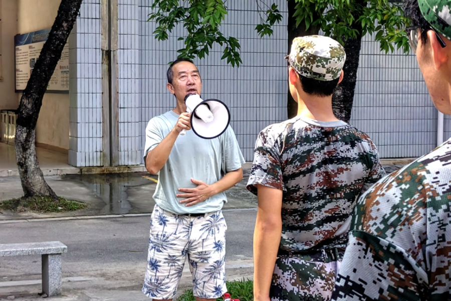 太阳集团tyc151经理林钰源慰问讲话.jpeg